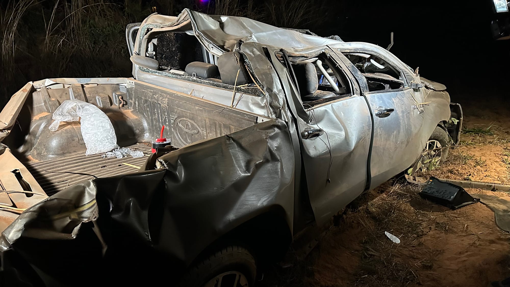 Grave acidente deixa cinco pessoas feridas na Estrada do Manso