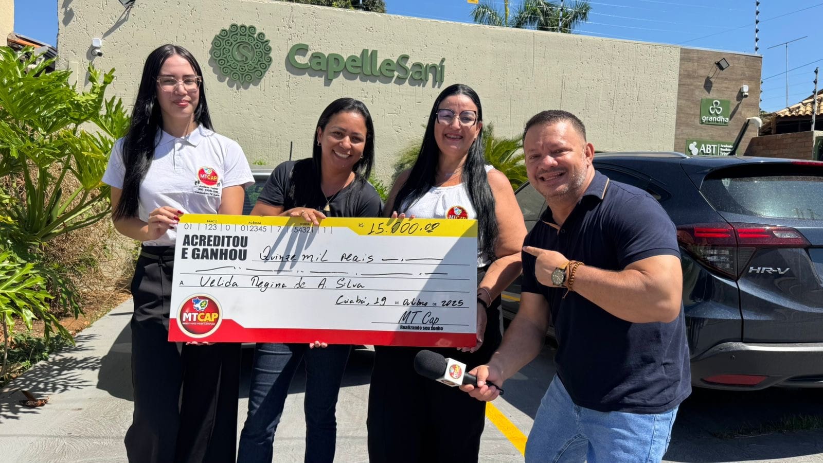 Moradora do Cristo Rei ganha no MTCAP e já sonha em realizar sonho da casa própria