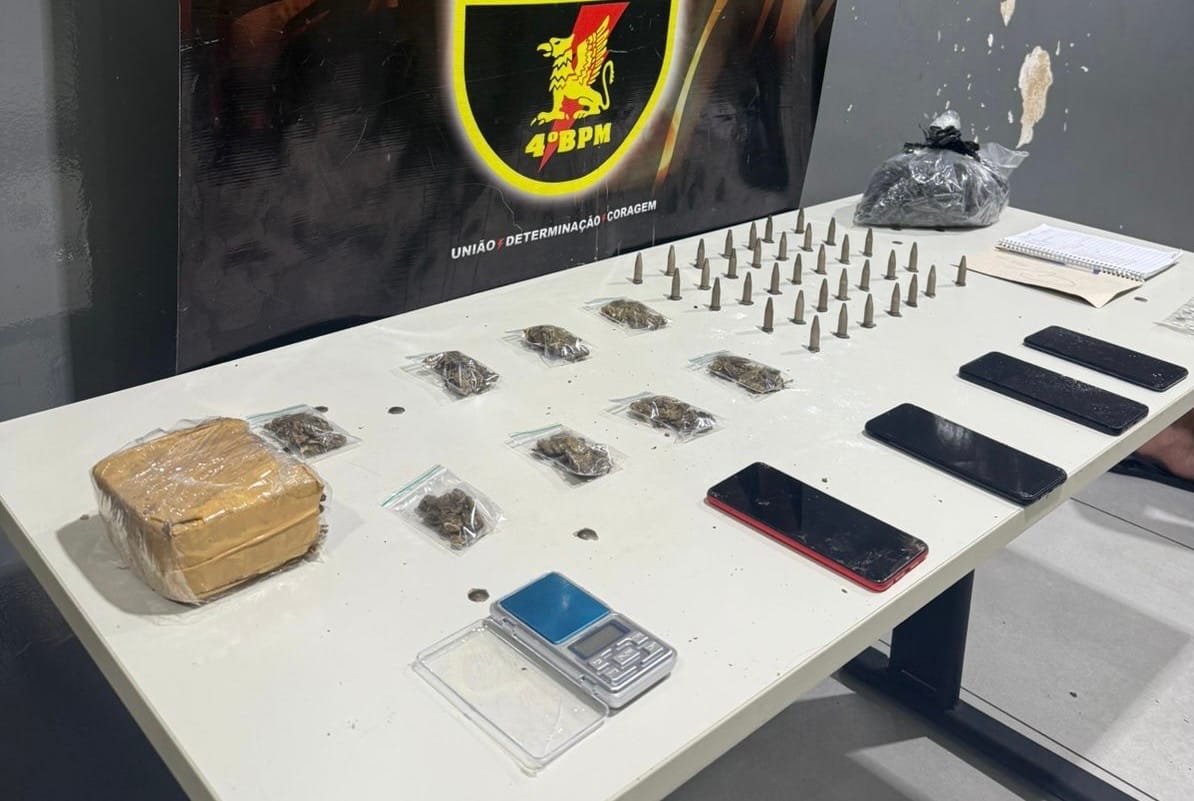 TRÁFICO DE DROGAS E CORRUPÇÃO DE MENOR: POLÍCIA MILITAR DESMANTELA PONTO DE VENDA NA COHAB TARUMÃ, EM VÁRZEA GRANDE