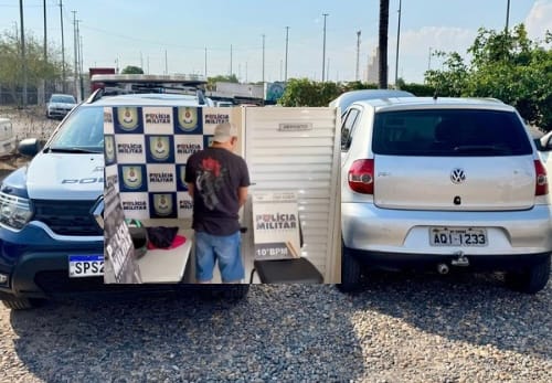 Polícia Militar flagra veículo usado por grupo criminoso para quebrar vidros e furtar carros em Cuiabá