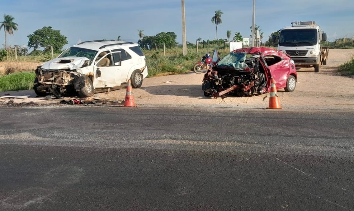 Tragédia na BR-070: pai, filha e tia morrem em violento acidente ao retornar de velório