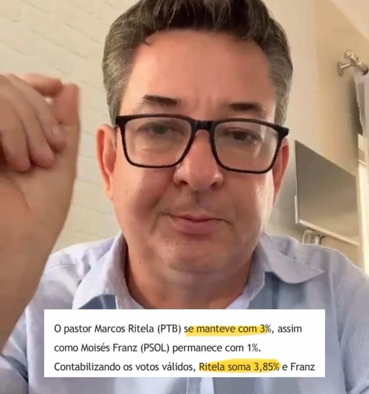 Pastor Marcos Ritela reacende debate sobre confiabilidade das pesquisas eleitorais ao lembrar eleições de 2022