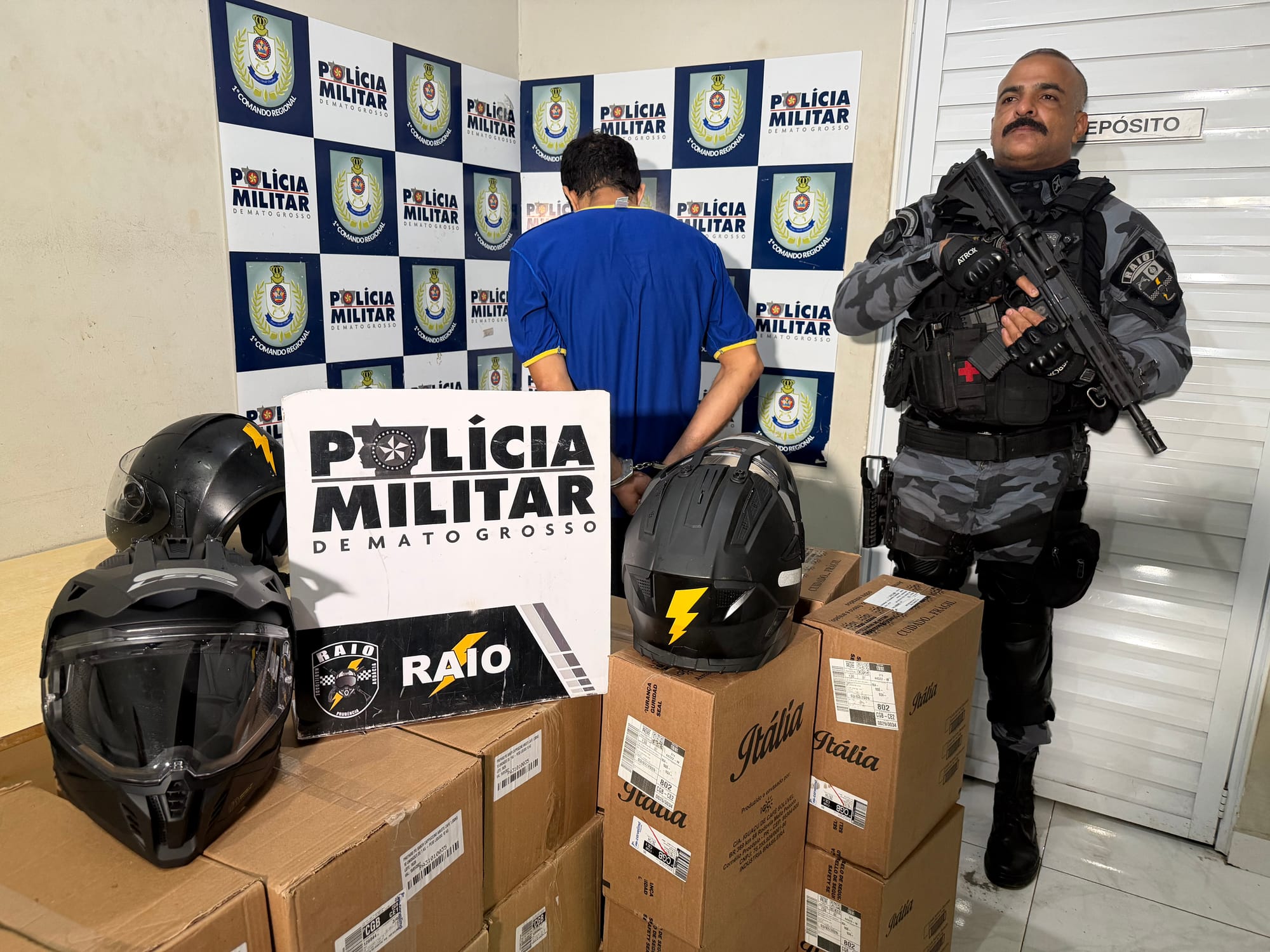 Golpista reincidente volta a agir, faz novas vítimas e é detido pelo Raio após golpe contra empresas em Cuiabá