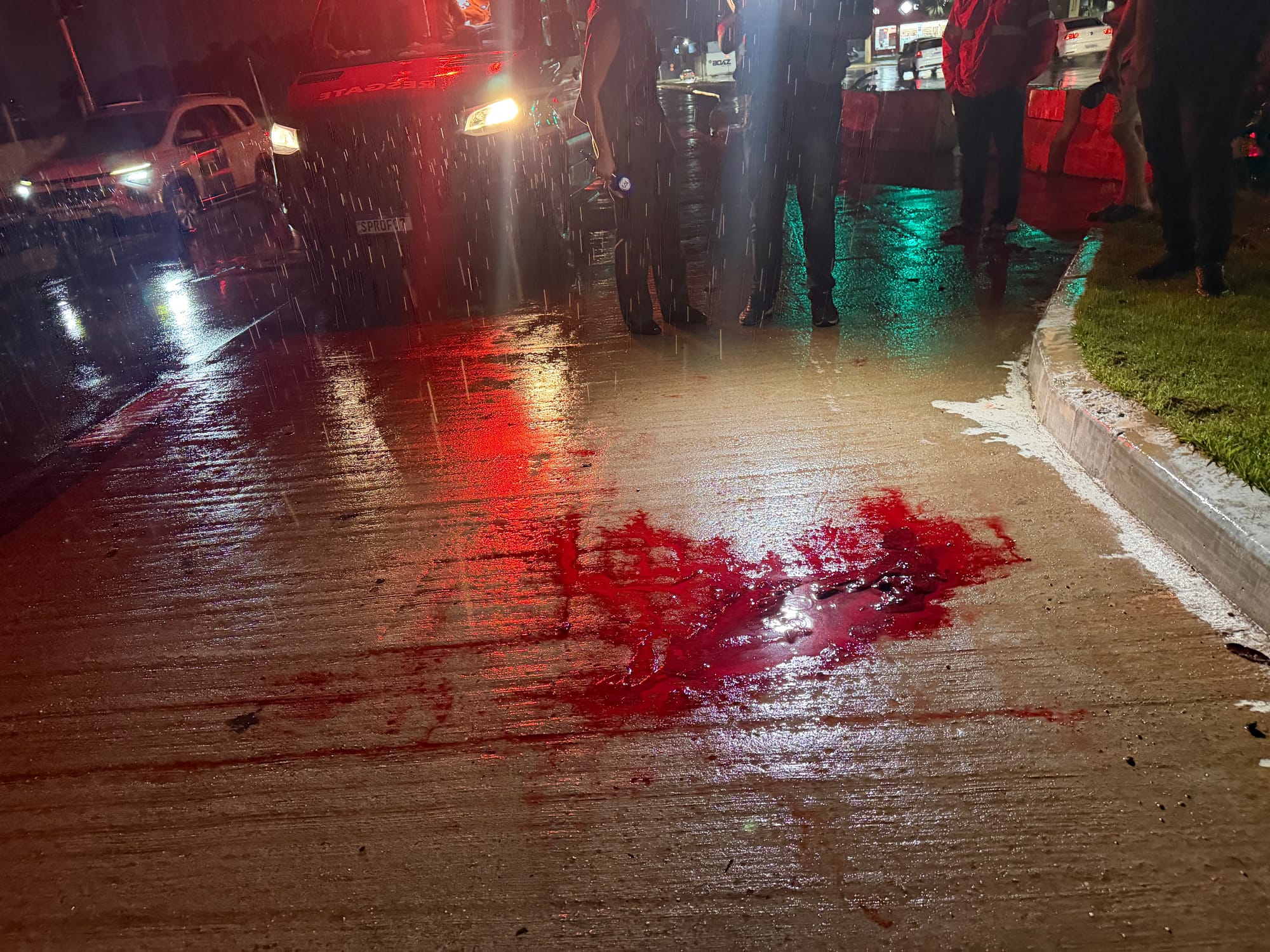 GRAVÍSSIMO: Pedestre é atropelado em frente ao aeroporto e fica entre a vida e a morte em Várzea Grande