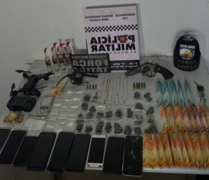 Quadrilha invade casa, rende família e é presa após transferir R$ 100 mil durante assalto em Tangará da Serra