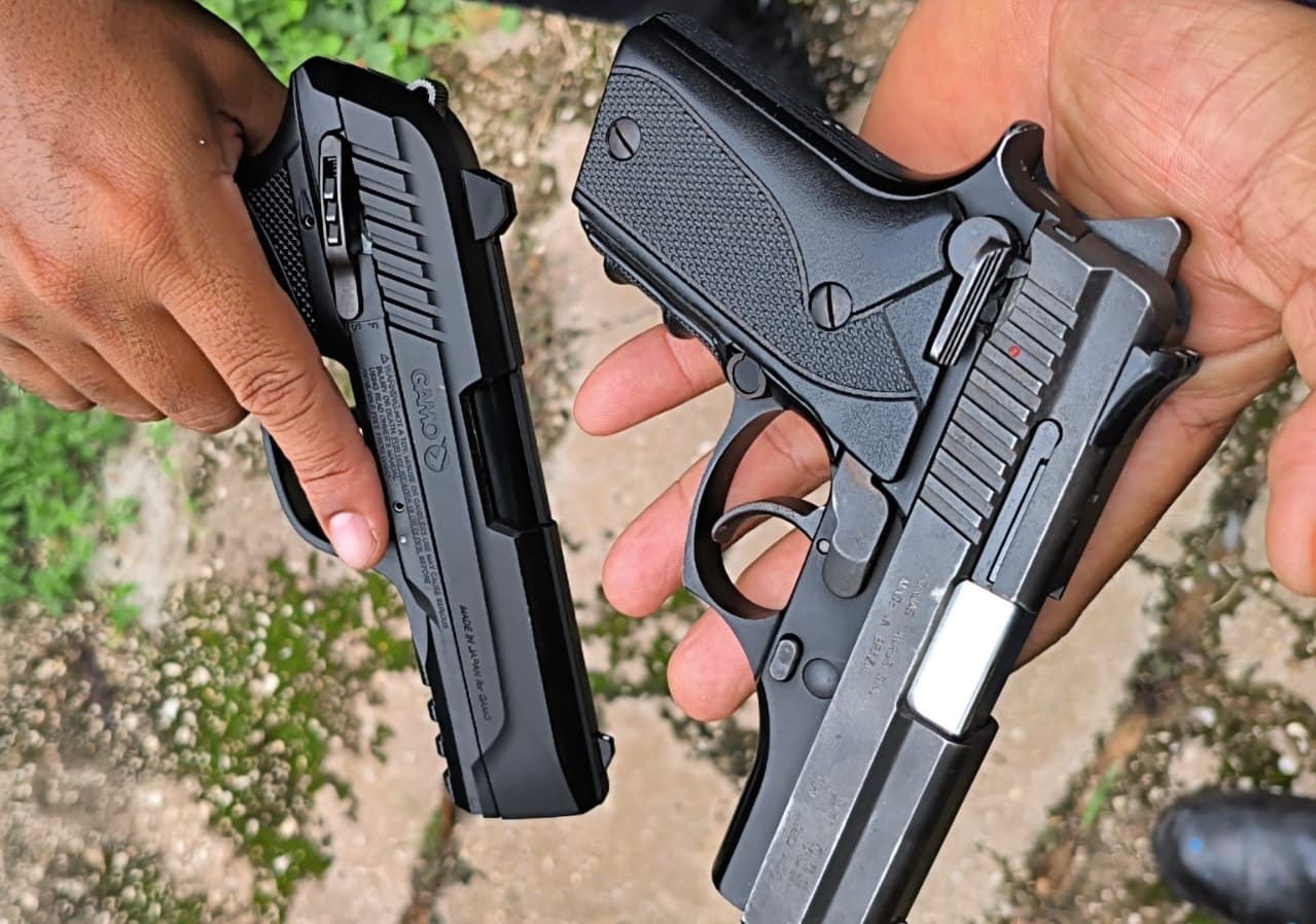 URGENTE: Polícia Militar detém dois suspeitos durante tentativa de roubo neste momento em Cuiabá