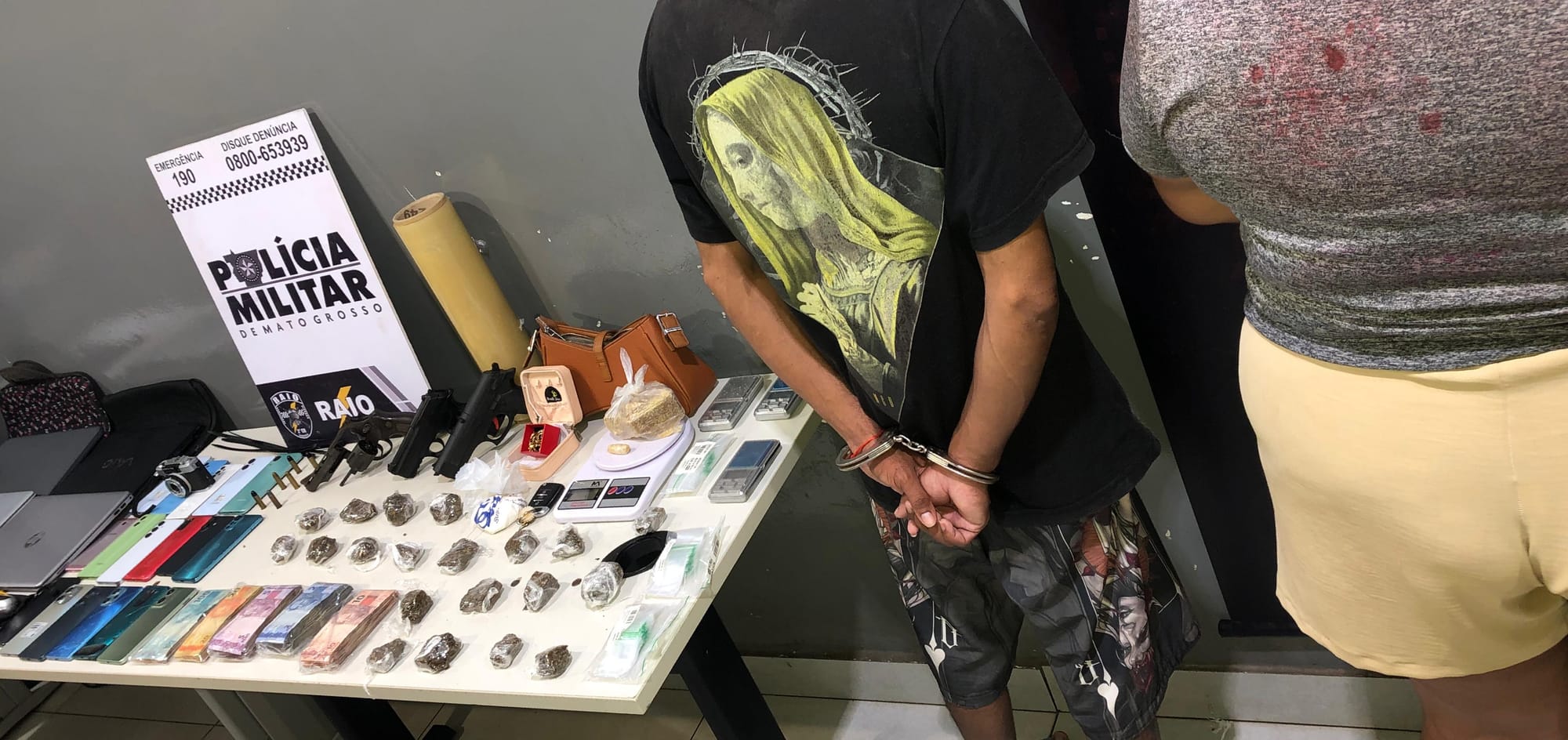 CASAL É PRESO PELA RAIO EM VÁRZEA GRANDE SUSPEITO DE SÉRIE DE ROUBOS NA GRANDE CUIABÁ