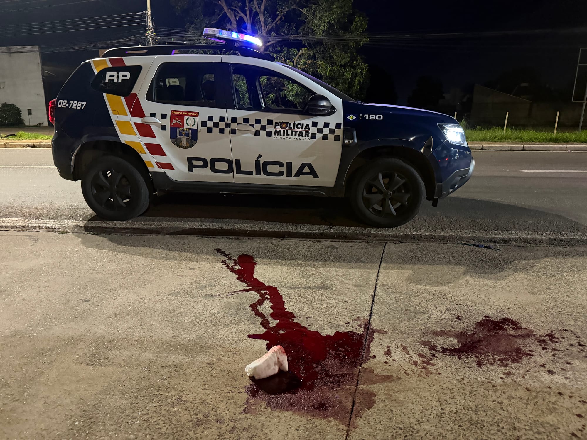 Suspeito de roubo de veículo é baleado após ação da Polícia Militar