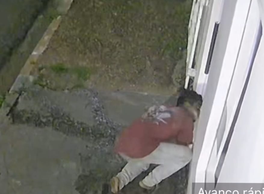 Foto da câmera de monitoramento 