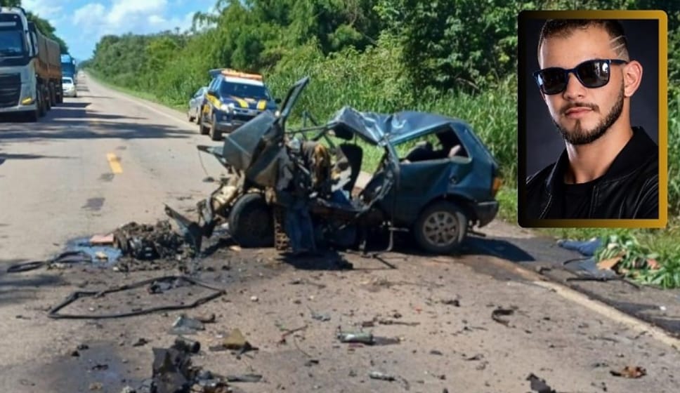 TRAGÉDIA NA BR-174: DJ DE 27 ANOS MORRE APÓS COLISÃO VIOLENTA ENTRE CARRO E CAMINHONETE EM CÁCERES