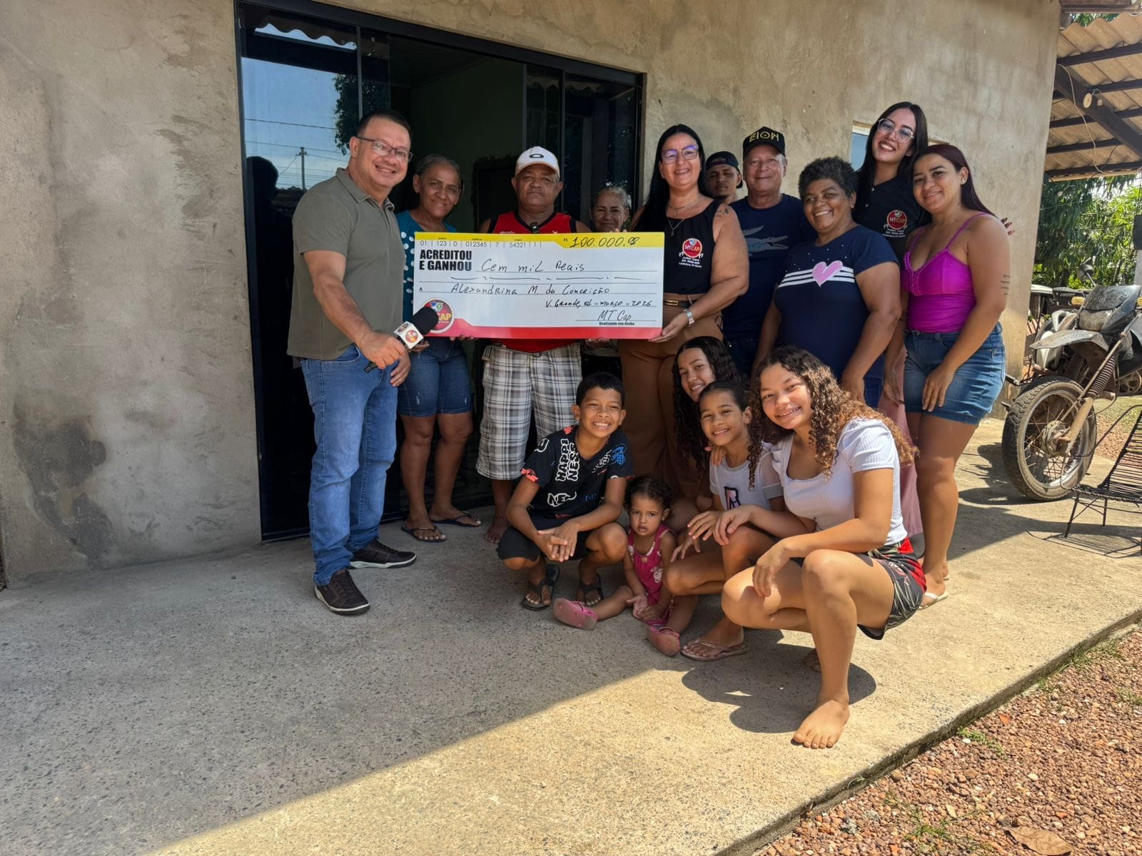 Família Silva transforma aniversário em prêmio de R$ 100 MIL com o MTCAP em Várzea Grande!