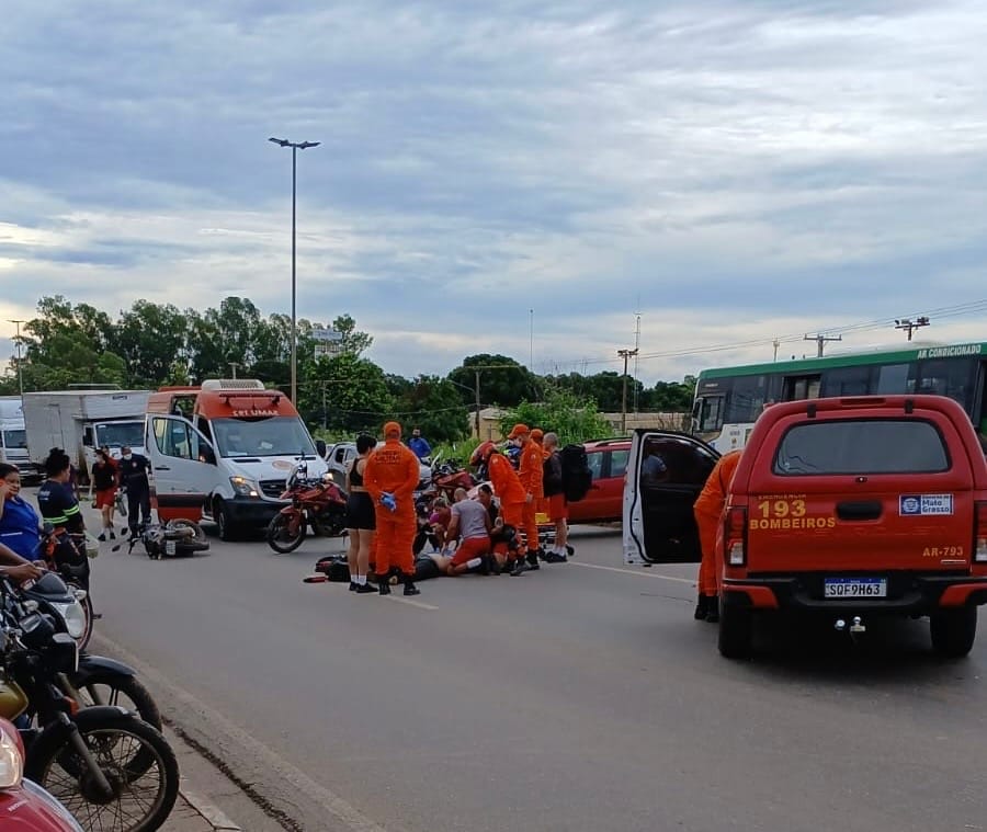 URGENTE: ACIDENTE GRAVÍSSIMO DEIXA VÍTIMA FATAL NA FERNANDO CORRÊA EM CUIABÁ