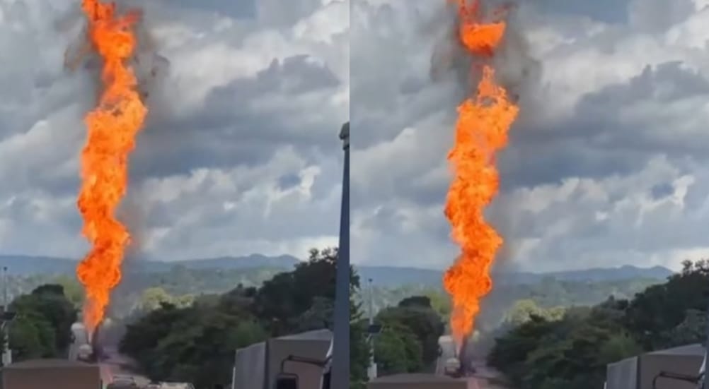 CARRETAS BATEM, PEGAM FOGO E CAUSAM CAOS NA BR-364 EM MT