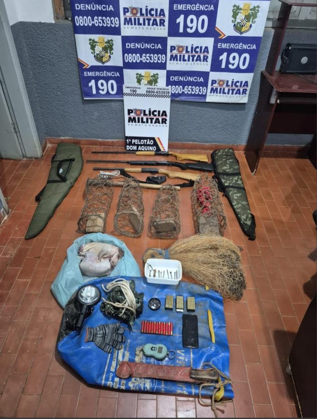 TARADO É PRESO COM ARSENAL E ATÉ ANIMAL SILVESTRE NO FREEZER EM MT