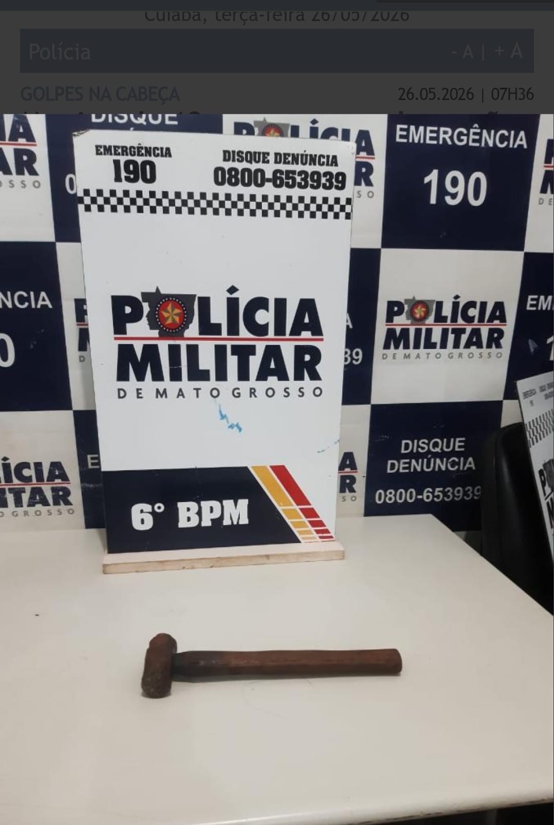 MENINO VIRA HERÓI AO DEFENDER A MÃE, MAS ACABA FERIDO COM GOLPES DE MARRETA