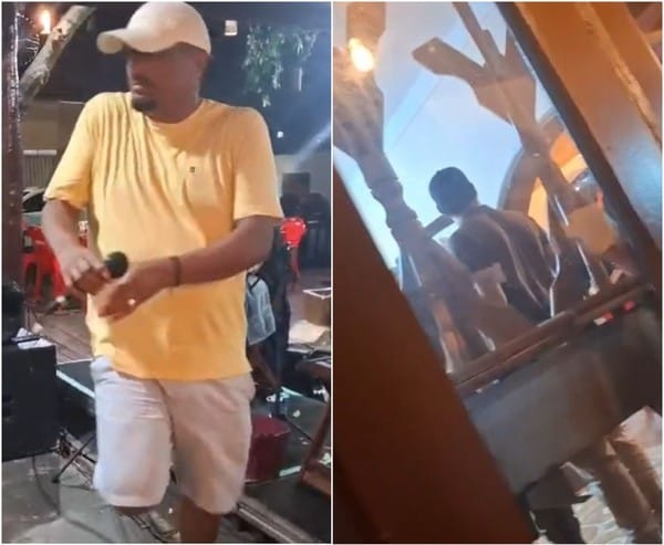 Disparo aconteceu no meio da apresentação e interrompeu o show na noite deste domingo em Cuiabá