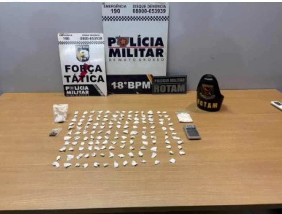 PM acaba com festa em tabacaria, prende quatro pessoas e leva 25 adolescentes para a delegacia em MT