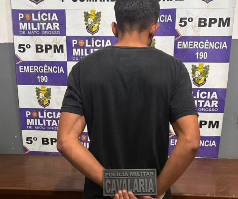 Homem com mandado por estupro e extensa ficha criminal é capturado pela polícia em MT