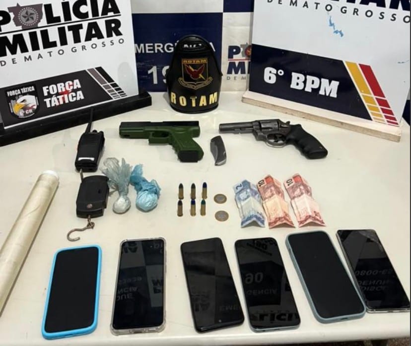 CERCO AO CRIME: operação da PM desarticula grupo ligado ao Comando Vermelho em Cáceres