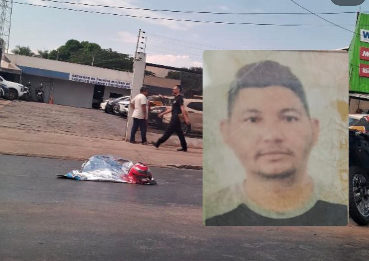 Taxista morre atropelado por motocicleta na Fernando Corrêa, em Cuiabá
