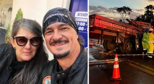 Casal morre em grave acidente entre carreta e Amarok em Sorriso; filha é socorrida