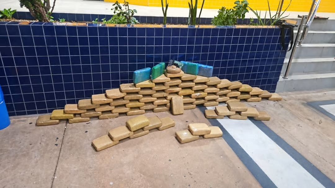 PRF apreende quase 80 kg de drogas em caminhonete e prende motorista com CNH falsa na BR-364