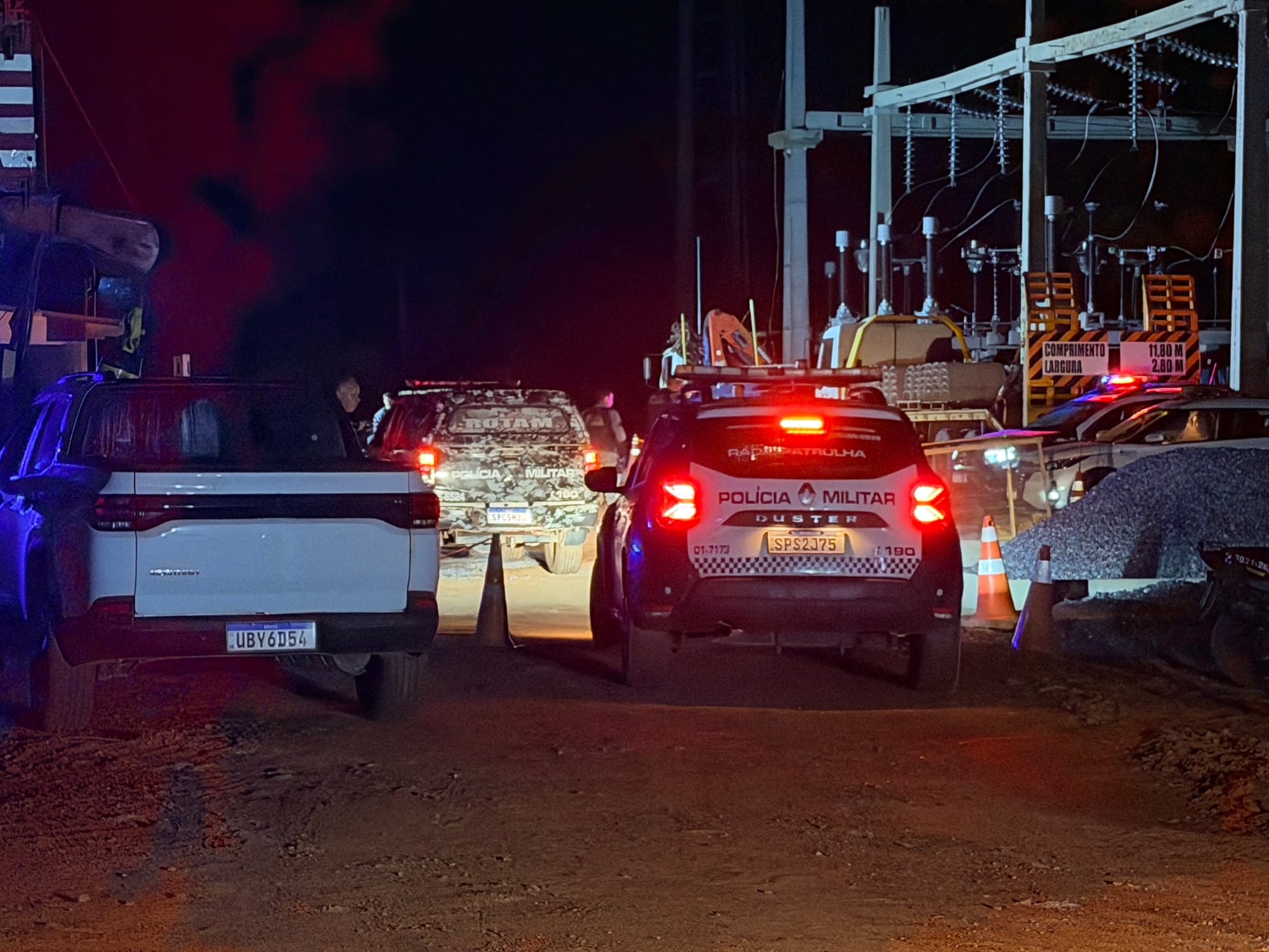 Troca de tiros em obra de subestação termina com suspeito morto e segurança baleado no Sucuri