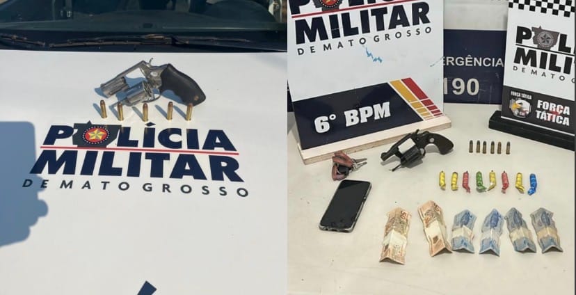 FACÇÃO MANDA MATAR RIVAIS, MAS QUATRO SUSPEITOS SÃO PRESOS ARMADOS EM CÁCERES