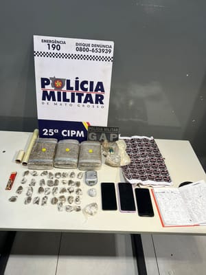 GAP do São Matheus prende suspeito por tráfico de drogas no Jardim Eldorado, em VG