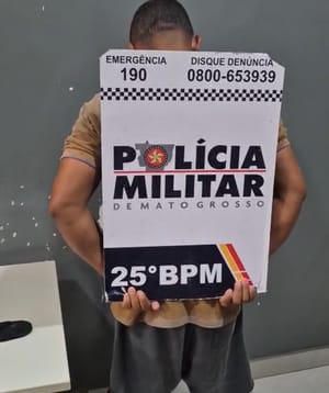 Urgente: Ex-candidato a vereador suspeito de matar cunhada é preso pela Polícia Militar em Várzea Grande