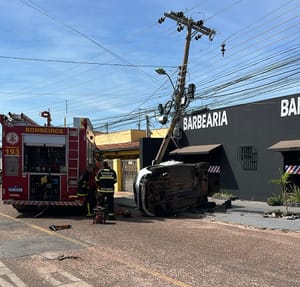 Acidente grave deixa duas vítimas no CPA 1, em Cuiabá