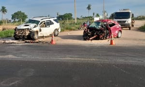 Tragédia na BR-070: pai, filha e tia morrem em violento acidente ao retornar de velório