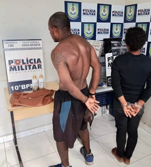 Casal é preso em flagrante após tentativa de furto em farmácia na Avenida do CPA, em Cuiabá