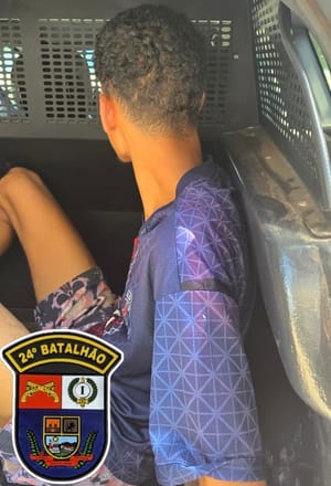 Suspeito é preso após invadir residência e ameaçar companheira em Cuiabá