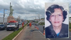 Idosa de 72 anos morre após ser atropelada por dois veículos em Várzea Grande