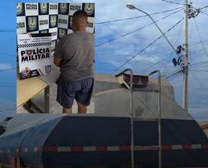 Polícia Militar flagra manuseio irregular e suspeita de adulteração de combustível em caminhão-tanque em Cuiabá