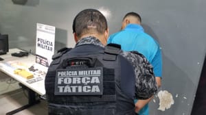 Força Tática prende suspeito por tráfico de drogas após flagra de “delivery” em Várzea Grande