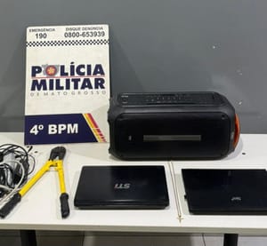🚔 Suspeito é preso após tentativa de furto em garagem no Centro de Várzea Grande