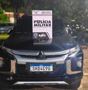 Polícia Militar recupera caminhonete roubada e prende suspeito após roubo com vítimas mantidas em cárcere em Várzea Grande