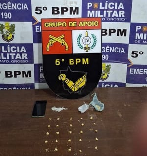 Suspeito com tornozeleira é detido por tráfico de drogas