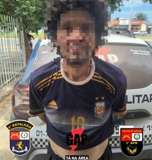 FORAGIDO DA JUSTIÇA É CAPTURADO EM ÁREA DE MATA DURANTE AÇÃO POLICIAL EM VÁRZEA GRANDE