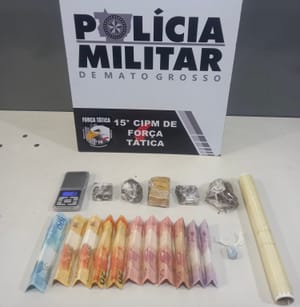 Trio é flagrado em esquema de tráfico dentro de condomínio em Várzea Grande