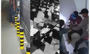 Bandidos dão prejuízo em loja de celulares durante invasão em Cuiabá