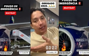 PÂNICO NAS ALTURAS! Avião retorna às pressas para Cuiabá após alerta de incêndio