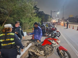 LEI SECA PARA MOTOCICLISTAS TERMINA COM 23 MOTOS REMOVIDAS E QUASE 50 INFRAÇÕES EM VÁRZEA GRANDE