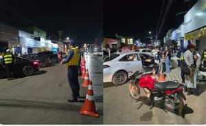 Blitz da Lei Seca derruba motoristas em Cuiabá; oito acabam presos e dezenas de veículos são apreendidos