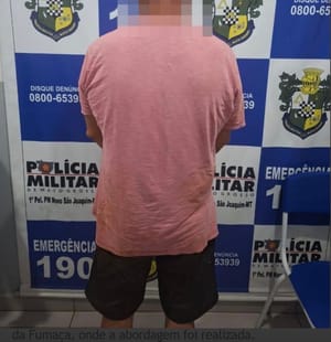 Foragido por estupro de vulnerável é capturado pela PM durante abordagem em rodovia de MT