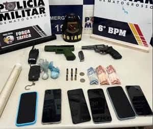 CERCO AO CRIME: operação da PM desarticula grupo ligado ao Comando Vermelho em Cáceres