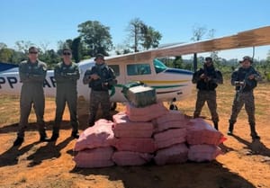 Megaoperação desmantela esconderijo de 500 kg de maconha em fazenda de MT; três são presos
