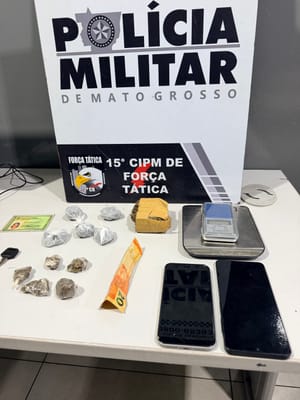 Mulheres são presas por tráfico de drogas e tentativa de suborno contra policiais em Várzea Grande